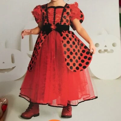 Niñas Niño Pequeño Hyde and Eek Ladybug Vestido con Alas Disfraz 2-3T Foto 1 de 4