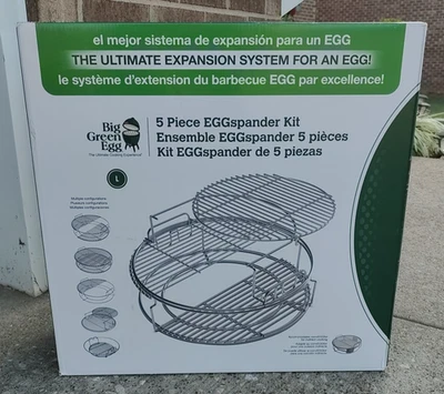Big Green яйцо пять изделий Eggspander набор для большого гриля новый в коробке - Изображение 1 из 4