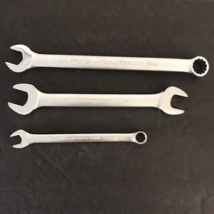 Lote De 3 Llaves Proto Profesionales Antideslizantes Métricas 16mm 17mm y 10mm Hechas en EE. UU. - Imagen 1 de 3