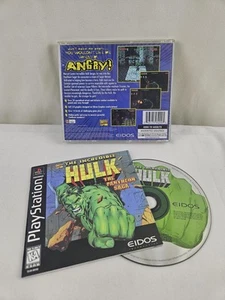 Incredible Hulk The Pantheon Saga -Sony PlayStation PS1- Videogioco testato CIB - Foto 1 di 7