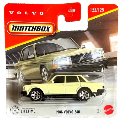 Matchbox 1986 Volvo 240 122/125 2025 1:64 Modellauto Kinder Spielzeug Schweden - Bild 1 von 4