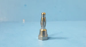 4 Pcs-Non Insulated Banana Plug, 01-2341-1-02, Concord, No Screw & Quick Connect - Picture 1 of 2