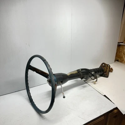 1969 Ford Mustang Steering Column Mercury Cougar Floor Shift Non Tilt Foto 1 de 4