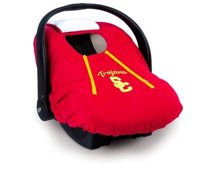 USC Trojans Cozy Covers Infant Carrier Cover Baby Car Seat Cover - Image 1 of 3