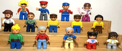 乐高 Duplo 14 人偶 批量 Doc McStuffins 祖父母 儿童 火车指挥 温迪 — 第 1/4 张图片