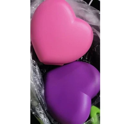 Tupperware Tupperware Heart-Shaped Food Storage Box – 250ml (Pink & Purple) New - Image 1 of 4