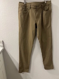 Lululemon Warpstreme ABC Hose Braun Herren 35 Slim Straight - Bild 1 von 7