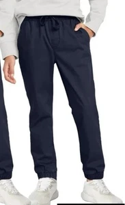 Nwt Jump Start Boys Pants Flex 4 Way Stretch XL (18-20) Fit Drk Navy Blue Kids - Picture 1 of 12