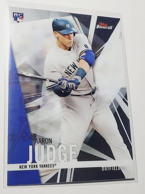 Aaron Judge - 2017 Topps Finest Rookie #2 RC card - New York Yankees   MVP   (A) - Image 1 of 3
