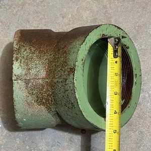 4" Cast Iron 45 Degree Elbow Unused - Picture 1 of 3