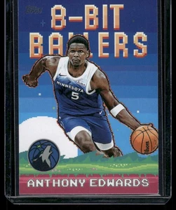2025-26 Topps Basketball #8B-18 Anthony Edwards Timberwolves 8 Bit Baller - Picture 1 of 4