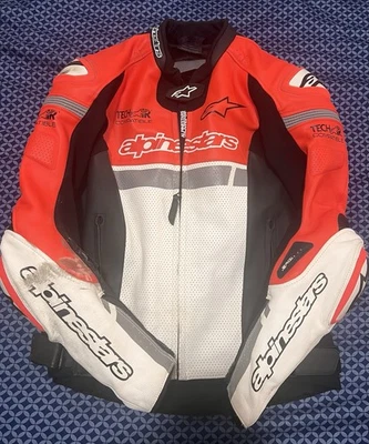 Alpinestars Missile Ignition Jacket Tech Air Leather  S/M Size US 38 EUR 48 - Image 1 of 4