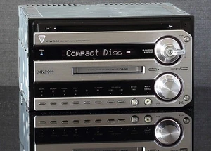 Rare Kenwood K-WD01 Emotional Sound Series 2DIN CD MD Tested Working JP - Picture 1 of 7