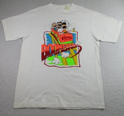 NUEVO CON ETIQUETAS DE COLECCIÓN Camisa Knotts Berry Farm Boomerang Peanuts Snoopy Para Hombres XL 80s Jerry Leigh Foto 1 de 4