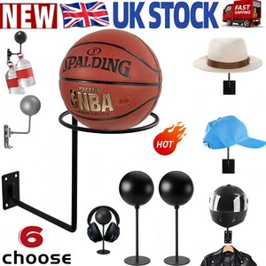 180° Motorcycle Helmet Rack Holder, Hat Coat Display Stand ,Wall Mount Storage - Picture 1 of 19