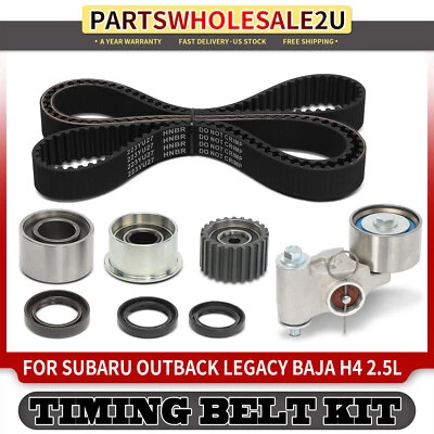 Kit de correa de distribución de 8 piezas para Subaru Outback Legacy 2000-2009 Baja 2003-2006 H4 2,5 L Foto 1 de 4