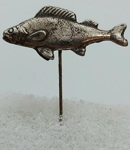 Fishing fish fisch pesce, Croatian vintage pin, badge, lapel Big badge - Picture 1 of 2