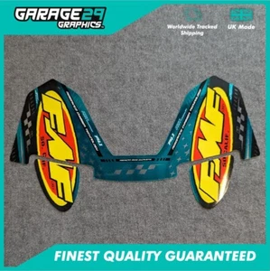 FMF TITANIUM F4.1 EXHAUST STICKER KIT - TEAL CHROME - Picture 1 of 1