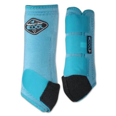 Professional's Choice 2XCool Sports Medicine Front Boots - Turquoise - Image 1 of 2