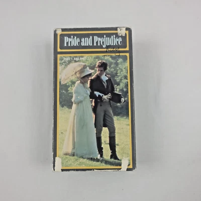 Jane Austens Pride and Prejudice 1987 VHS Box Set BBC Jennifer Ehle Colin Firth - Image 1 of 4