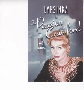 Lypsinka Passion of the Crawford promo postcard Steve Hayes - Picture 1 of 2