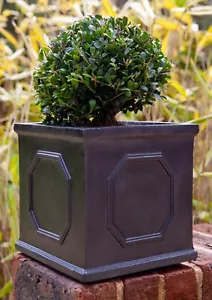 22cm Chelsea Box - Planter - Flower Pot - Stonelite Improved Fibreclay - Picture 1 of 3