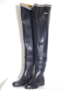Stivali di gomma stivali da wat AIGLE BREA MARINE (Rubber Hip Boots Waders) EU 43 - Foto 1 di 8