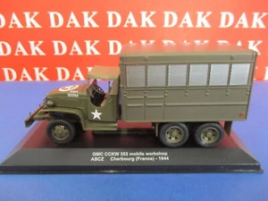 Die cast 1/43 Modellino Camion Truck GMC CCKW 353 Mobile Workshop ASCZ Cherbourg - Foto 1 di 4