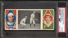 1912 T202 Hassan Triple Folder Bender Thomas Chief Bender Waiting... PSA 4