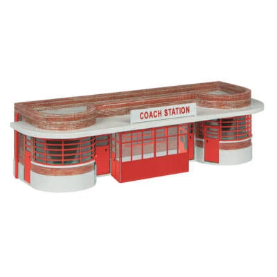 Bachmann 44-1006R OO Gauge Bus and Coach Station Red - Image 1 of 2