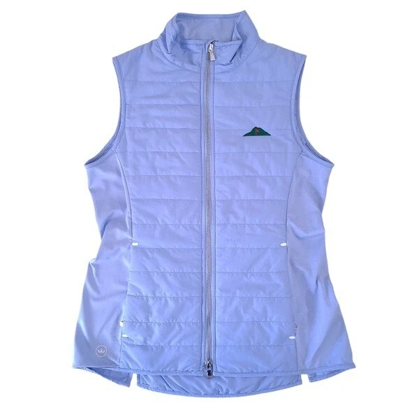Peter Millar Womens Lizzie Wade Hampton Blue Golf Vest S - Image 1 of 4
