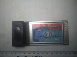 USB2.0 4 Port Notebook Card , PCMCIA , Cardbus - WORKING - Afbeelding 1 van 8