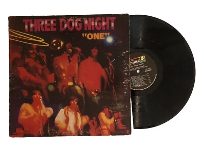 THREE DOG NIGHT ONE Record LP Vinyl 1968 Dunhill Record VG - Image 1 of 2