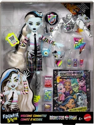 Mattel Monster High - Muñeca Comité de Bienvenida Frankie Stein 2025 - Nueva En Stock Foto 1 de 4