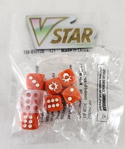 Versiegelter Kunststoff VSTAR Marker und roter Würfel 7er Set für Pokemon TCG (C-3) - Bild 1 von 6