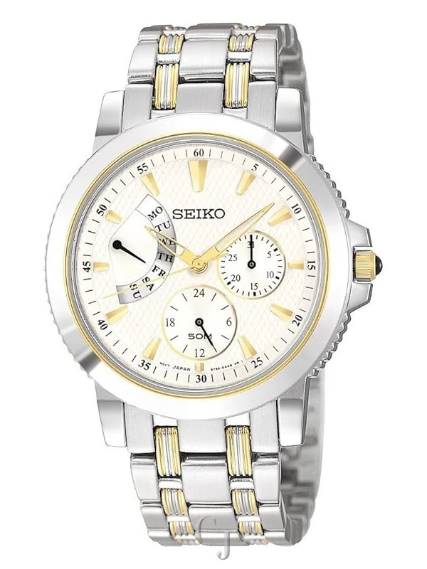 RELOJ HOMBRE SEIKO LE GRAND SPORT ESFERA BLANCA SNT002 Foto 1 de 1