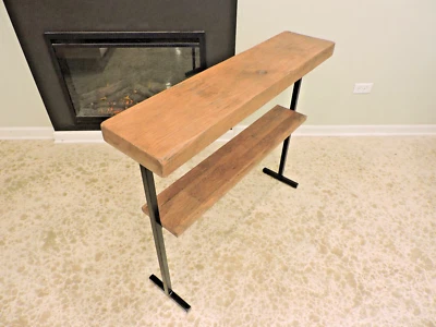 Barn Wood Console Table. Two Tier . Rustic, Salvaged, Reclaimed, Soid Wood. - Image 1 of 4