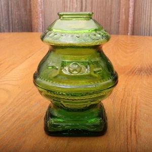 Vintage Wheaton Green Glass Still Coin Bank  - Picture 1 of 5