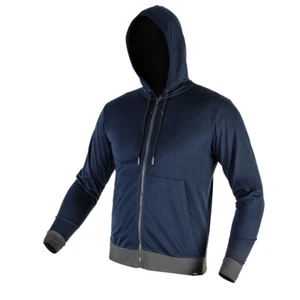 COMFORT sudadera con cremallera con capucha, azul marino, talla L - Imagen 1 de 12