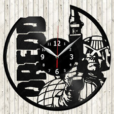 Judge Dredd Vinyl Record Wall Clock Decor Handmade 2775