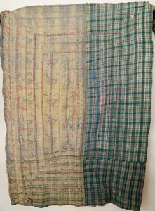 Charming Kantha Quilt Very High Quality Vintage Kantha Quilts Bedding Blankets - Picture 1 of 3