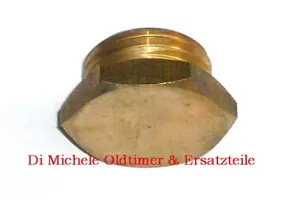 DCOE,IDF,DCNF Weber Vergaser, Deckel, Messing, Benzinfilterdeckel, B. 9217 - Bild 1 von 1