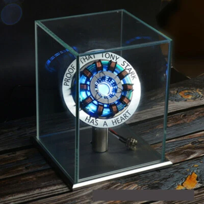 1:1 Iron Man MK1 Tony Stark Arc Reactor LED Light Romote Controled Glass Boxed - Image 1 of 4