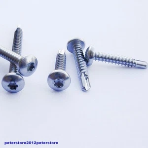 Tornillos de perforación DIN 7504 M acero inoxidable VA cabeza de lente tornillo de chapa 4,2 mm TORX TX - Imagen 1 de 1