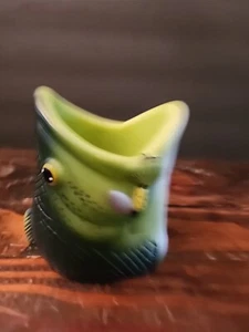 Fish Head Koozie Rivers Edge Products Bass Bottle/Can Drink Cooler Soft Plastic - Picture 1 of 15