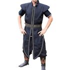 Men's Royal Blue Stylish Sleeveless Tunic Coat Vest Medieval Renaissance Outfit