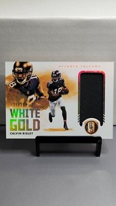 2021 Panini Gold Standard Calvin Ridley WHITE GOLD # 296/299. FALCONS 🔥🔥