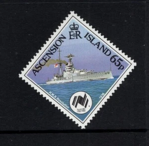 Ascensión 1988 H.M.S. Buque de guerra naval acorazado 1916 Resolution Ship MNH SG 464 - Imagen 1 de 1