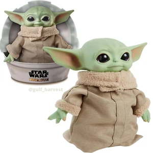 Star Wars Mandalorian The Child Baby Yoda 11” Soft Body Plush Toy Doll - NEW - Picture 1 of 3
