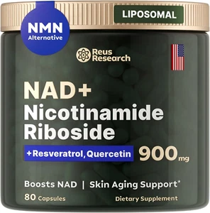 Reus Research NAD+ Supplement Caps for Skin Aging Support,Energy and Focus※· - Imagen 1 de 7